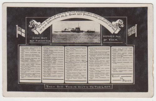 Submarine sunk off - m.2,,