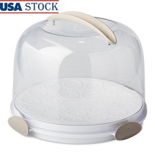 Round Cake Carrier Clear