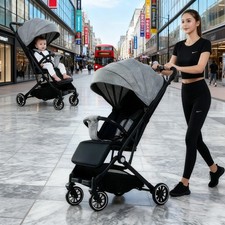 Lightweight Baby Stroller Pram Foldable Compact Travel Buggy Pushchair Folding