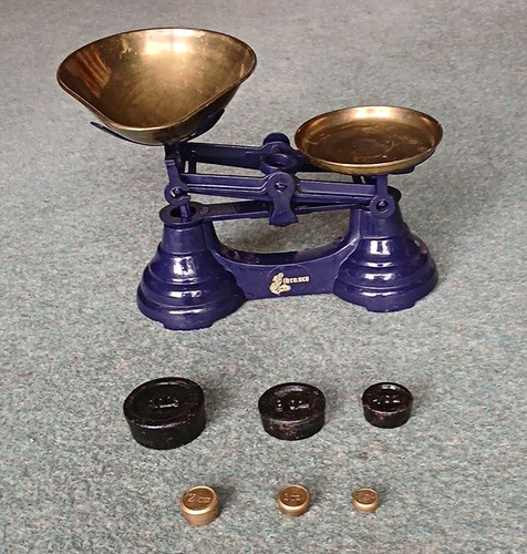 Vintage librasco blue - blue, metal