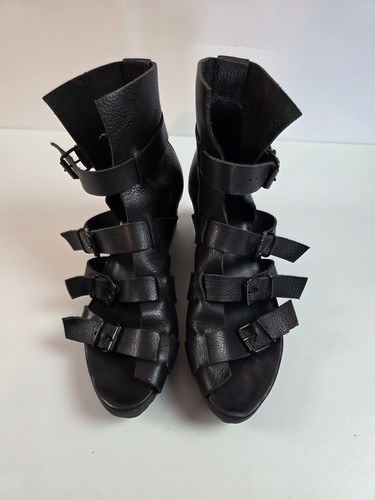 Trippen black leather - , sandals