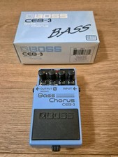 Boss CEB-3 bass Chorus Pedal Blue Roland