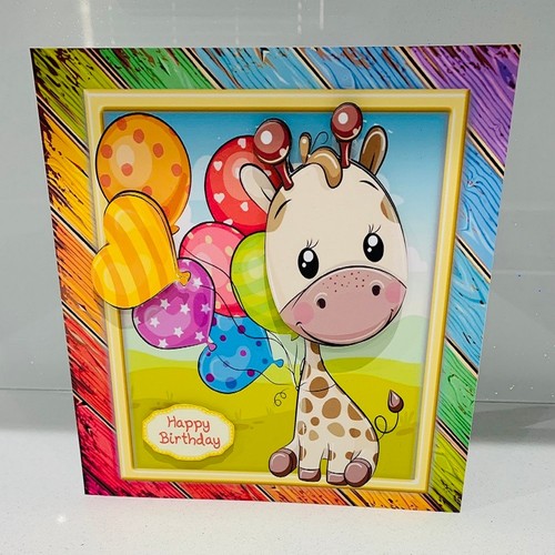 Handmade decoupage happy - 3d,