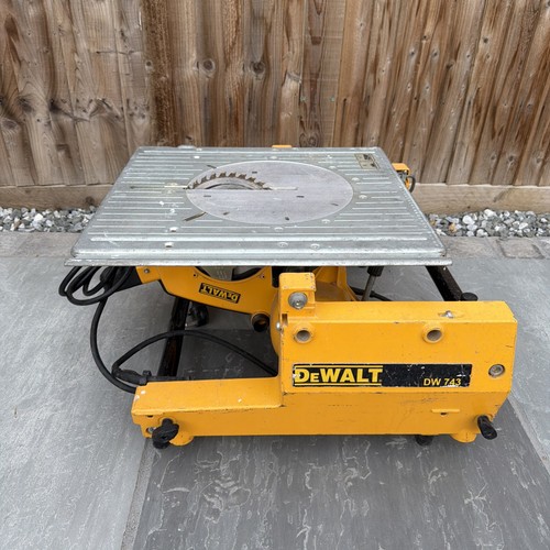 Dewalt dw743 flip - flip, saw