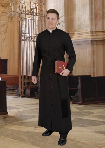 Vintage toomey black clergy - rj,