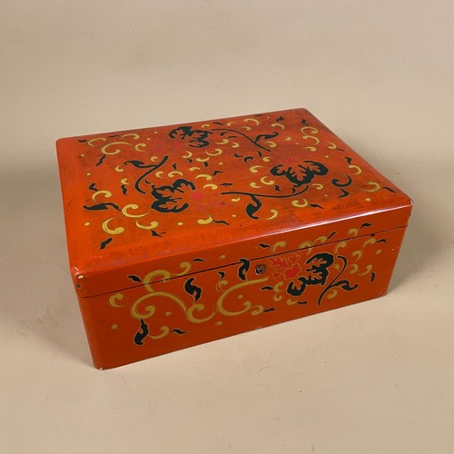 Vintage japanese lacquer box - japanese,