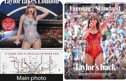 Taylor swift tour tube - tour, map