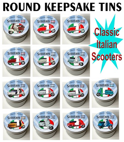 Scooter gift tins lambretta - scooter, tins,