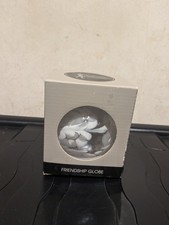 White Glass Friendship Globe