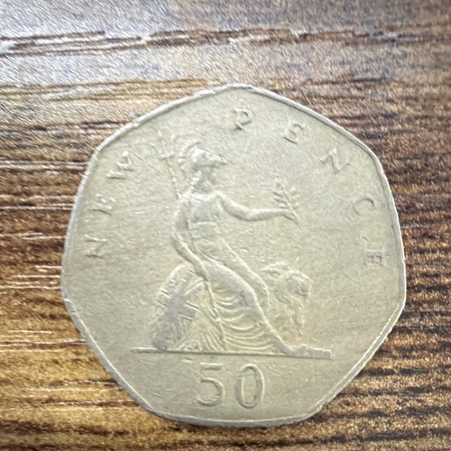 1977 50p coin elizabeth - uk,