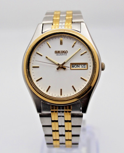 Seiko solar mens watch white - solar,