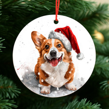 Welsh Corgi Dog Christmas Bauble Secret Santa Gift Ideas Christmas Tree Decor