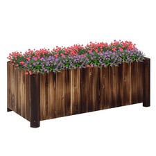 Outsunny Wooden Raised Garden