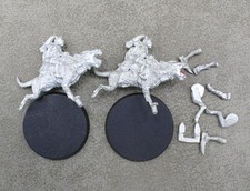 LOTR metal WARG RIDERS x2