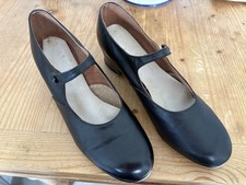Anello & Davide Women’s Vintage Black Character Tap Shoes Size UK 4 