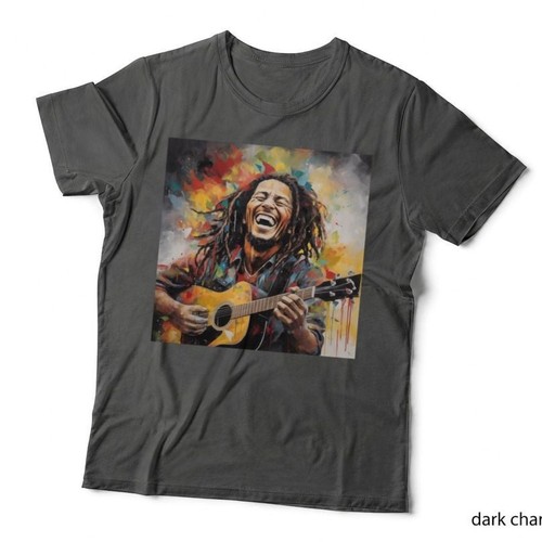 Bob marley painted portrait - bob,