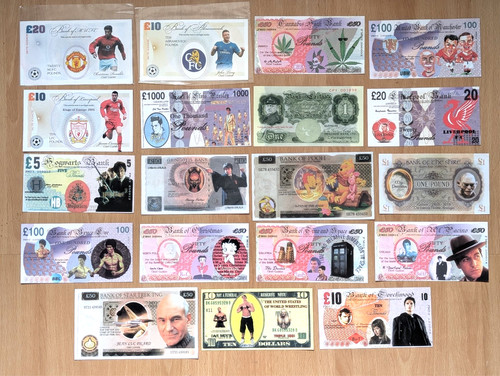 Lot novelty banknotes - lot,