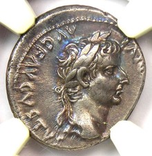 Tiberius AR Denarius Silver