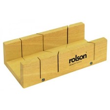Rolson 230mm Wooden Mitre Box 56429