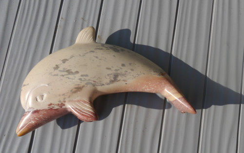 Vtg hand carved soapstone - hand,