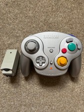 Nintendo GameCube Platinum Wavebird Wireless Controller & Receiver VG CONDITION!