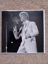 David Bowie - Serious Moonlight tour B&W Greetings Card with envelope. 