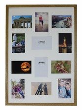 Large Multi Aperture Photo Picture Frame Holds 8/9/10/12/16/20 Photos 6x4 WOOD