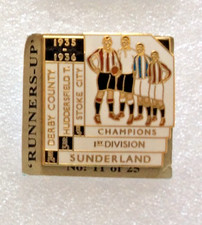 Sunderland 1st Division Champions 1935-36 Top Four Finishers Badge