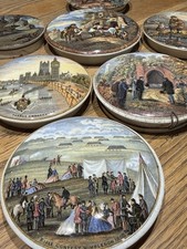 Victorian Prattware Pot Lids