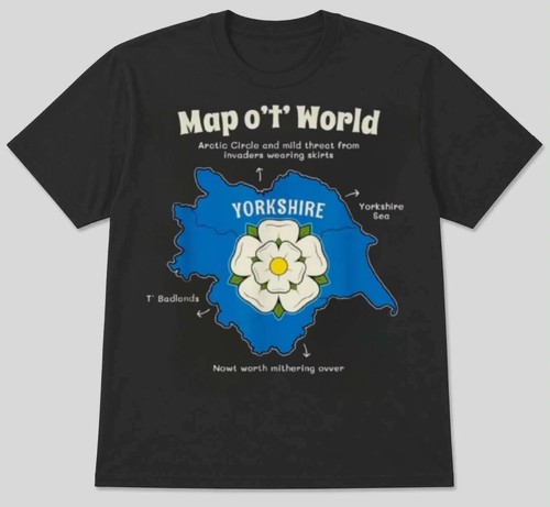 Map world yorkshire - ​map, t'