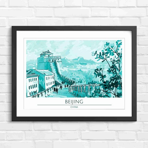 Chinese great wall beijing art - great,