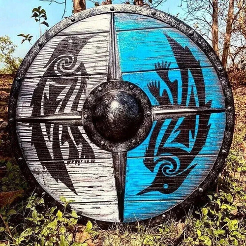 Medieval round shield viking - medieval,
