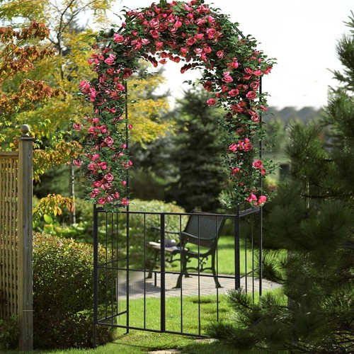 Garden arch arbor - garden, w/