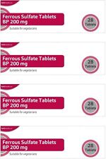 4 x FERROUS SULPHATE 200mg