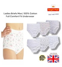 6-12 Pack Ladies Briefs Maxi