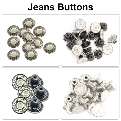 Jeans buttons hammer denim - buttons, on