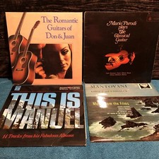 Romantic Guitars Of Don and Juan Mario Paradi Classical Guitar Bundle Vinyl  X 4