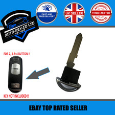 NEW EMERGENCY KEY BLADE FOR MAZDA REMOTE SMART KEY FOB 2 3 5 6 CX-5 7 MX5 ETC