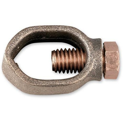 Copper earth rod - rod, clamp