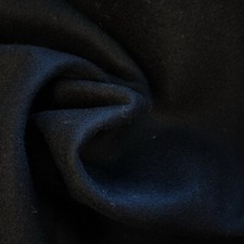 Heavy Melton 100% Wool - Black