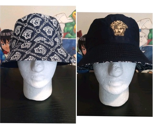 Reversible navy blue versace - navy,
