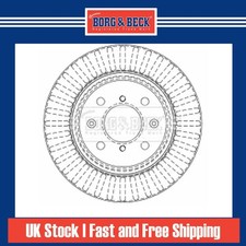2x Brake Discs Vented For Suzuki Ignis MK2 1.5 4x4 Borg & Beck Front 5531184