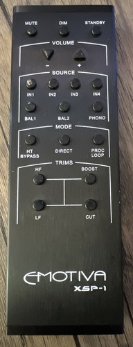 Emotiva xsp reference - xsp-1,