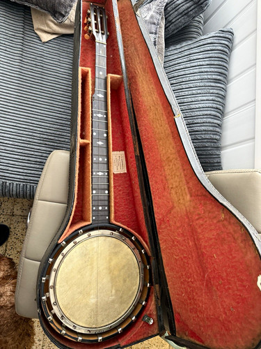 Vintage string banjo - vintage, 5