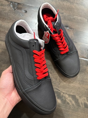 Vans old skool mono leather - skool, leather'