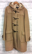 Gloverall Ladies Beige Wool Blend Duffle Coat UK Size L (MG127F)
