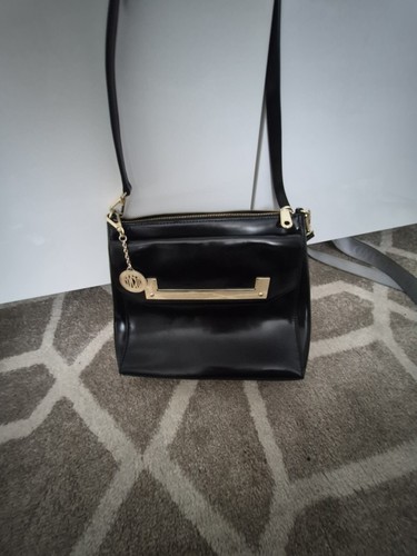 Dkny black patent - patent, leather