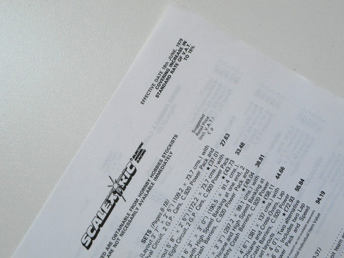 Scalextric catalogue price - catalogue,