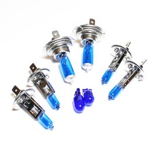 MG MG ZR 100w Super White Xenon HID High/Low/Fog/Side Headlight Bulbs Set