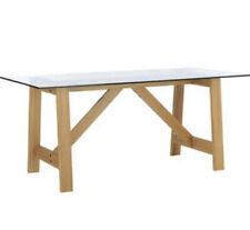 Habitat Amos Glass & Oak